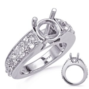 White Gold Engagement Ring White Gold Engagement Ring