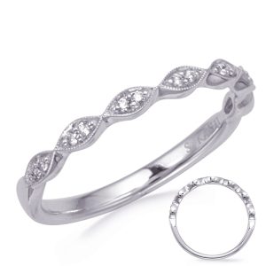 White Gold Matching Band White Gold Matching Band