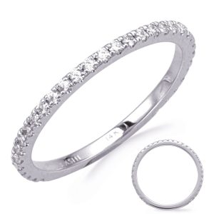 White Gold Wedding Band White Gold Wedding Band