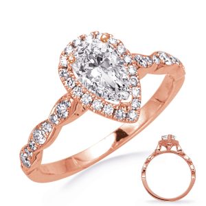 Rose Gold Engagement Ring Rose Gold Engagement Ring
