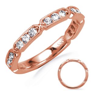 Rose Gold Diamond Band Rose Gold Diamond Band