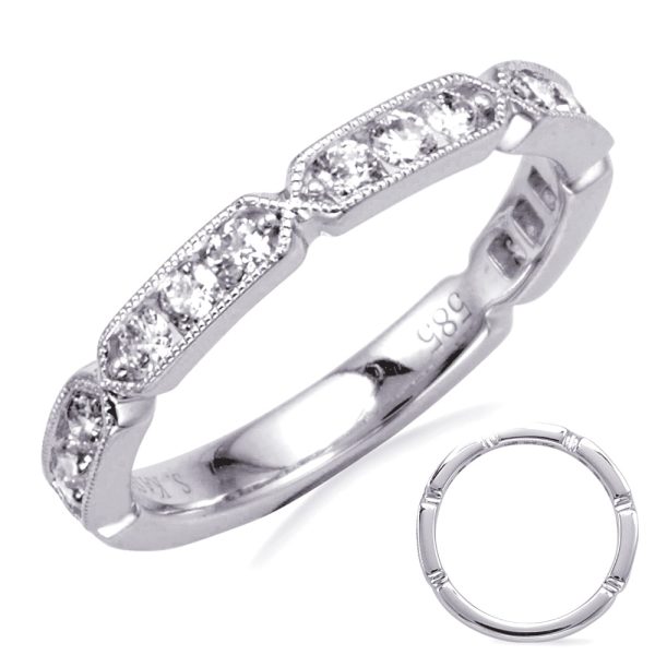 14KW Round Wedding Band