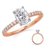 Carat Round Diamond #En8339-8x6mrw