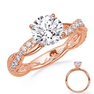 Carat Round Diamond #En8343-1rg Carat Round Diamond #En8343-1rg