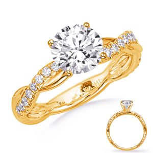 Yellow Gold Engagement Ring Yellow Gold Engagement Ring
