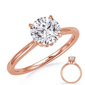 Rose Gold Engagement Ring Rose Gold Engagement Ring