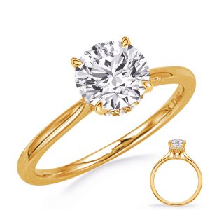 Yellow Gold Engagement Ring Yellow Gold Engagement Ring