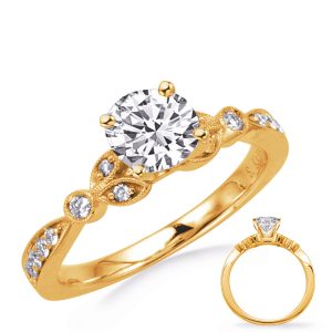 Yellow Gold Diamond Enagegment Ring Yellow Gold Diamond Enagegment Ring