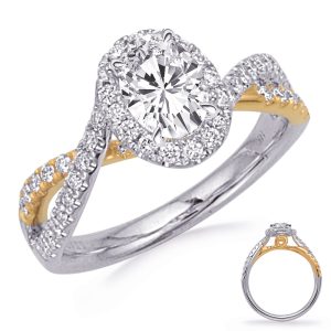 Yellow & White Gold Diamond Ring Yellow & White Gold Diamond Ring