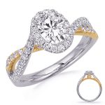 Carat Round Diamond #En8359-8x6myw