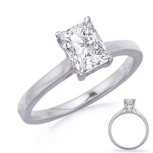 White Gold Engagement Ring White Gold Engagement Ring