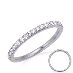 White Gold Wedding Band White Gold Wedding Band