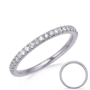 White Gold Wedding Band White Gold Wedding Band