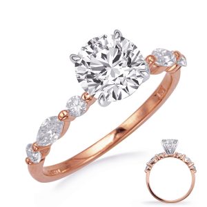 Rose Gold Engagement Ring Rose Gold Engagement Ring