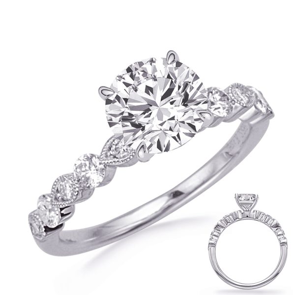 White Gold Engagement Ring