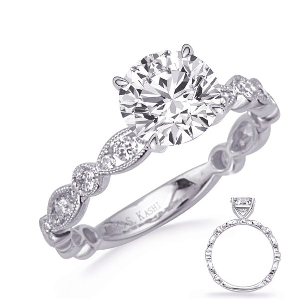 White Gold Engagement Ring