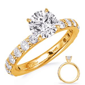 Yellwo Gold Engagement Ring Yellwo Gold Engagement Ring
