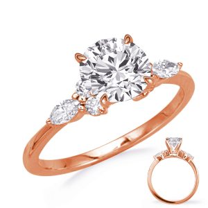 Rose Gold Engagement Ring Rose Gold Engagement Ring