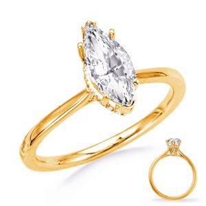 Yellow Gold Engagement Ring Yellow Gold Engagement Ring