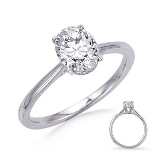 White Gold Engagement Ring White Gold Engagement Ring