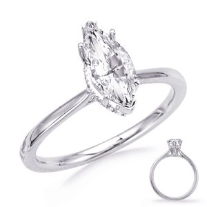 White Gold Engagement Ring White Gold Engagement Ring