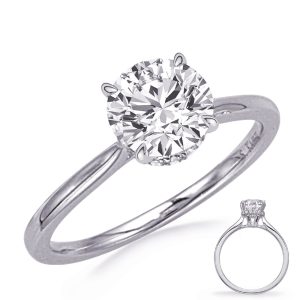 White Gold Engagement Ring White Gold Engagement Ring