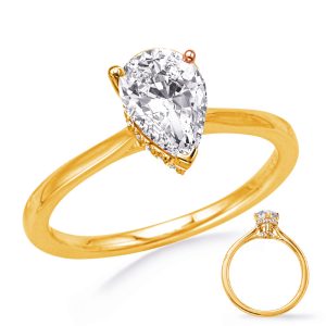 Yellow Gold Engagement Ring Yellow Gold Engagement Ring