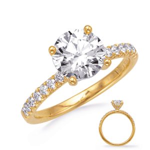 Yellow Gold Engagement Ring Yellow Gold Engagement Ring
