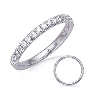White Gold Matching Band White Gold Matching Band