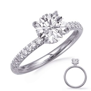 Round Diamond Engagement Ring