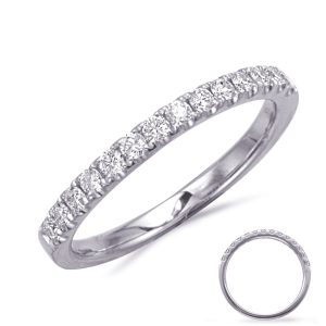 White Gold Wedding Band White Gold Wedding Band
