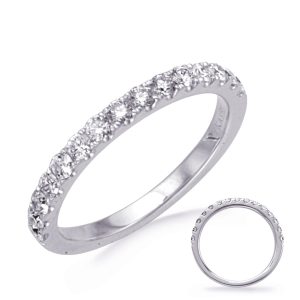 White Gold Matching Band White Gold Matching Band