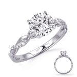 Carat Round Diamond #En8402-15wg