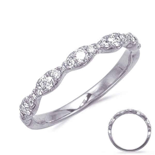 14KW Round Wedding Band