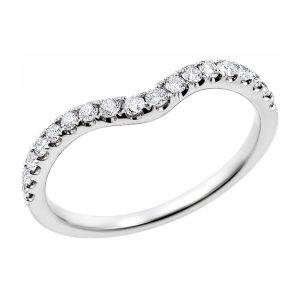 White Gold Matching Band White Gold Matching Band