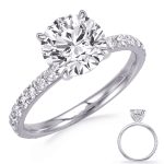 Carat Round Diamond #En8412-2wg