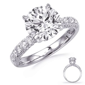 Carat Round Diamond #En8413-2wg