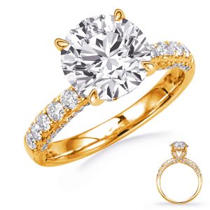 Yellow Gold Engagement Ring Yellow Gold Engagement Ring
