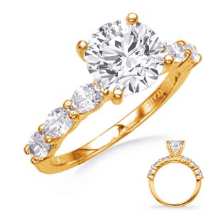 Yellow Gold Engagement Ring Yellow Gold Engagement Ring