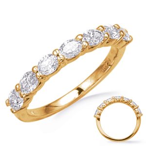 Yellow Gold Oval Band Yellow Gold Oval Band
