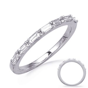 14KW Baguette Wedding Band 14KW Baguette Wedding Band