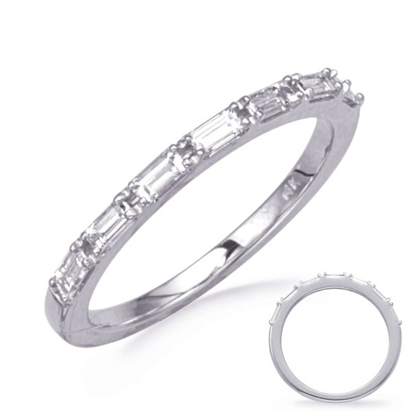 14KW Baguette Wedding Band