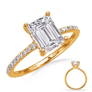 Yellwo Gold Engagement Ring Yellwo Gold Engagement Ring