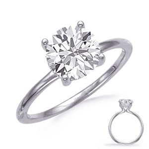 Round Diamond Engagement Ring