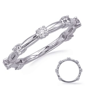 White Gold Diamond Band White Gold Diamond Band