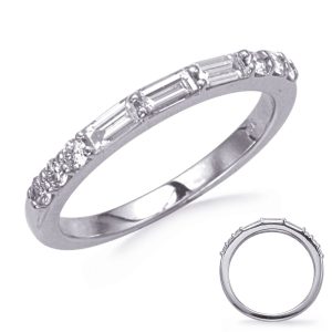 14KW Baguette Wedding Band