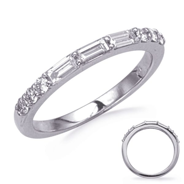 14KW Baguette Wedding Band