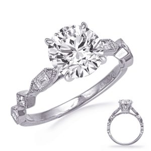 Carat Baguette Diamond #En8428-15wg Carat Baguette Diamond #En8428-15wg
