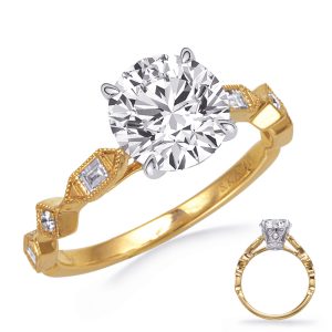 Yellow Gold Engagement Ring Yellow Gold Engagement Ring