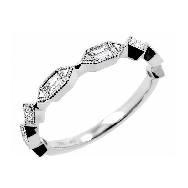 14KW Baguette Wedding Band